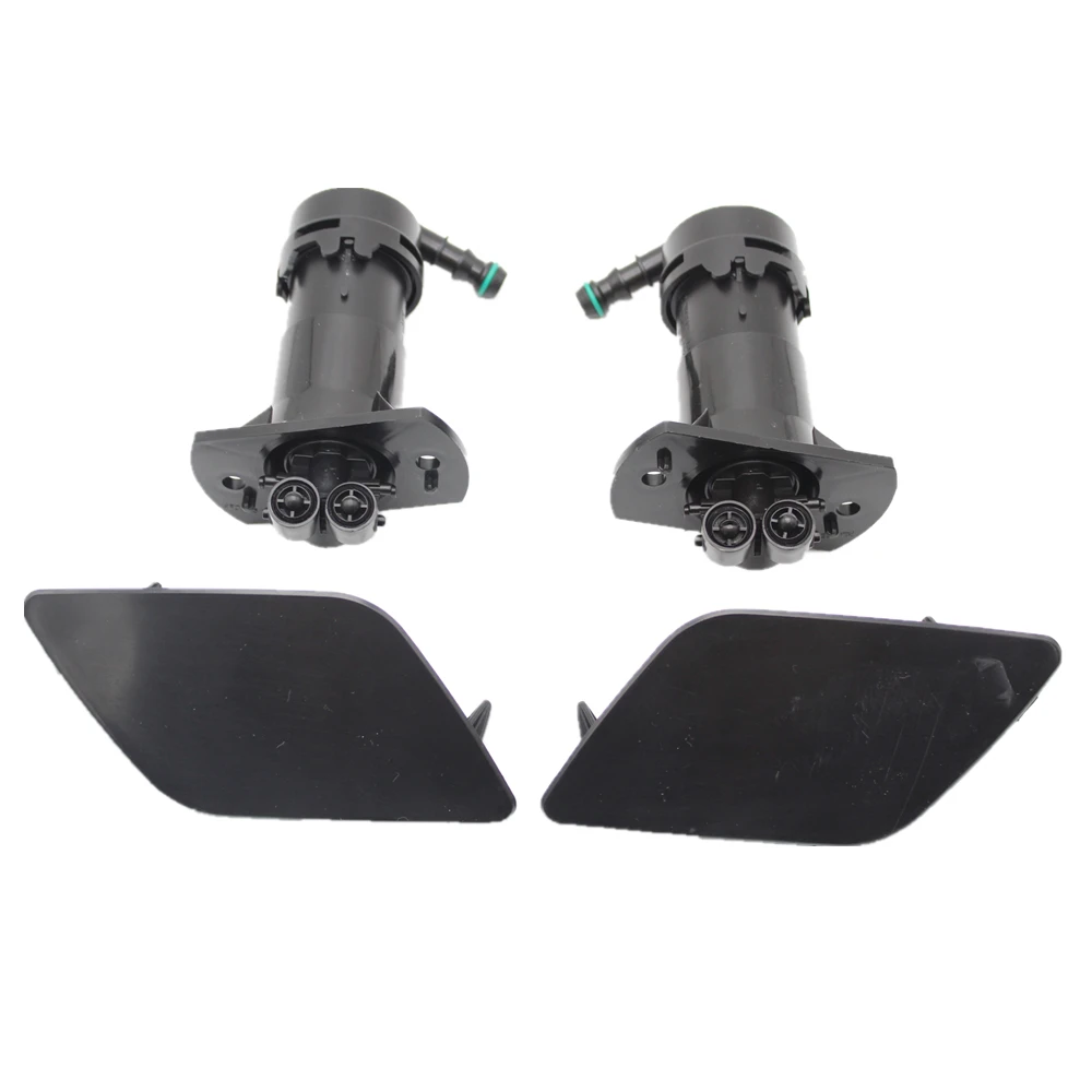 For Audi A6 C6 2005 2006 2007 2008 Car-styling Front Bumper Headlight Washer Spray Nozzel Jet And Cover Cap - Image 2