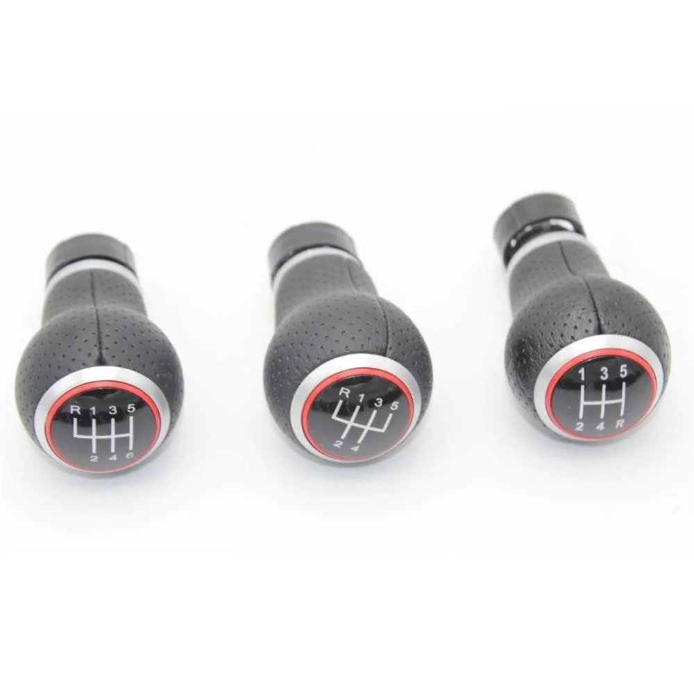 For Audi A1 2011 2012 2013 2014 2015 2016 2017 2018 Car 5 / 6 Speed 12 mm Insert Hole Gear Stick Shift Level Knob Leather Cover - Image 5