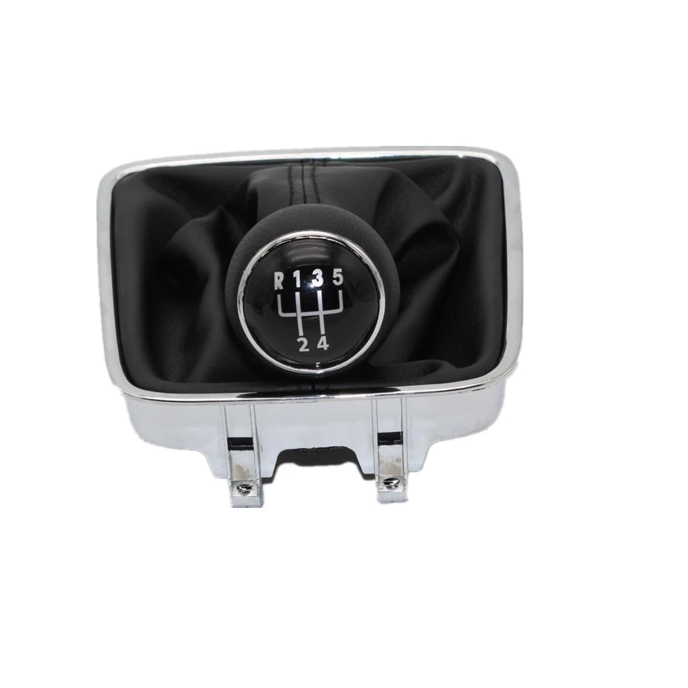 For VW Golf Plus 2005 2006 2007 2008 2009 2010 2011 2012 2013 2014 Car-Styling 5 Speed Car Gear Stick Shift Knob PU Leather Boot - Image 4