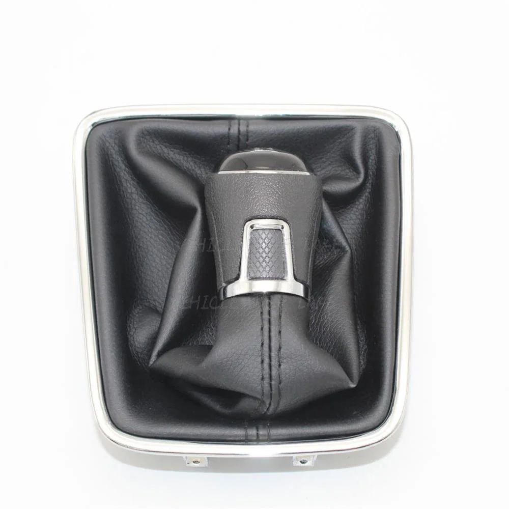 For VW Tiguan 5N 2007 2008 2009 2010 2011 Car 5/6 Speed Car Gear Stick Level Shift Knob With PU Leather Boot - Image 4