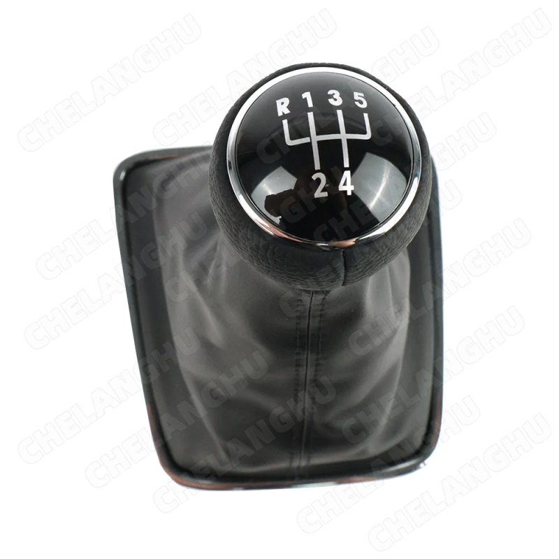 For VW Golf Plus 2005 2006 2007 2008 2009 2010 2011 2012 2013 2014 New 5 Speed Car Gear Stick Shift Knob PU Leather Boot - Image 4