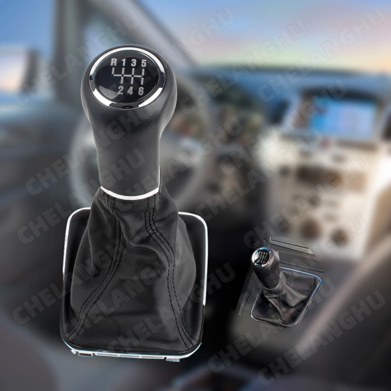 For Opel Zafira B 2005 2006 2007 2008 2009 2010 Car-styling 6 speed gear shift knob with pu boot Car accessories - Image 6