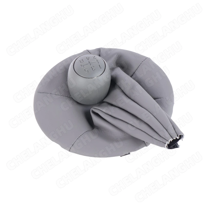 For Fiat Panda 2003 2004 2005 2006 2007 2008 2009 2010 2011 5 Speed Gear Stick Shift Knob With PU Leather Boot Three Options - Image 2