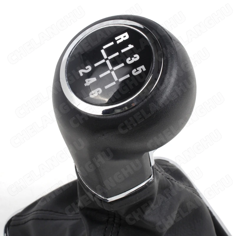 For Opel Zafira B 2005 2006 2007 2008 2009 2010 Car-styling 6 speed gear shift knob with pu boot Car accessories - Image 4