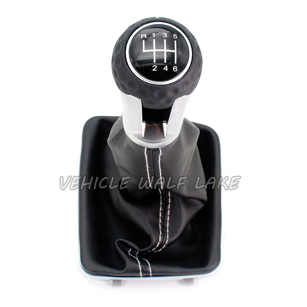 For VW Golf 7 A7 MK7 GTI GTD 2013 2014 2015 2016 2017 2018 Car 5 /6 Speed Gear Stick Level Shift Knob With PU Leather Boot - Image 6